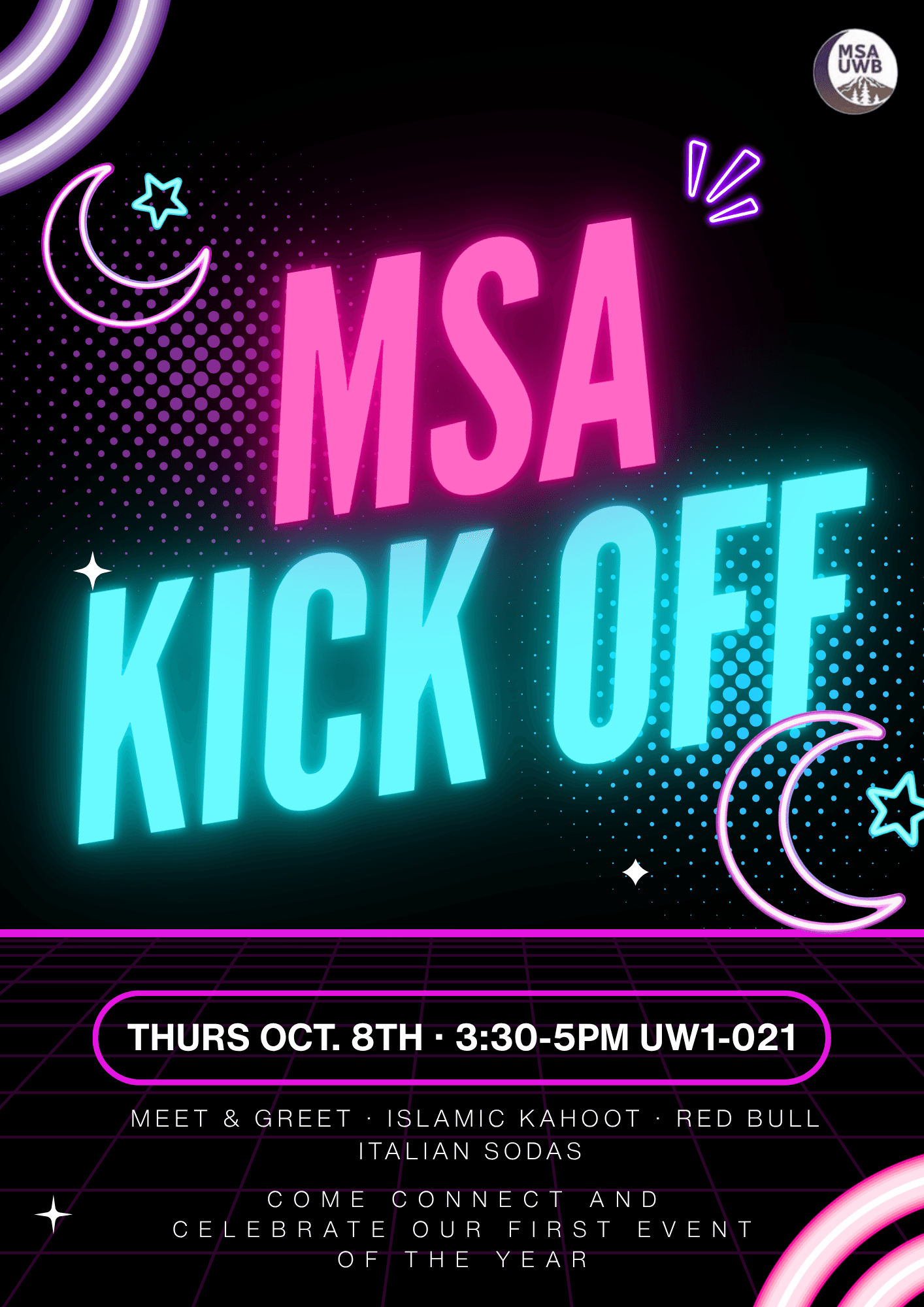 MSA Kick Off! flyer